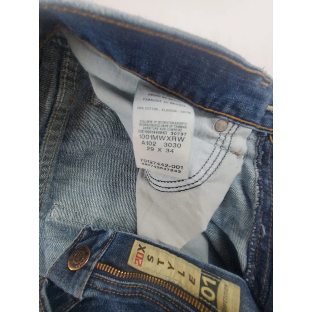 Wrangler 20X Style 01 Competition Blue Jeans Mens 29x34 Medium Wash 1001MWXRW